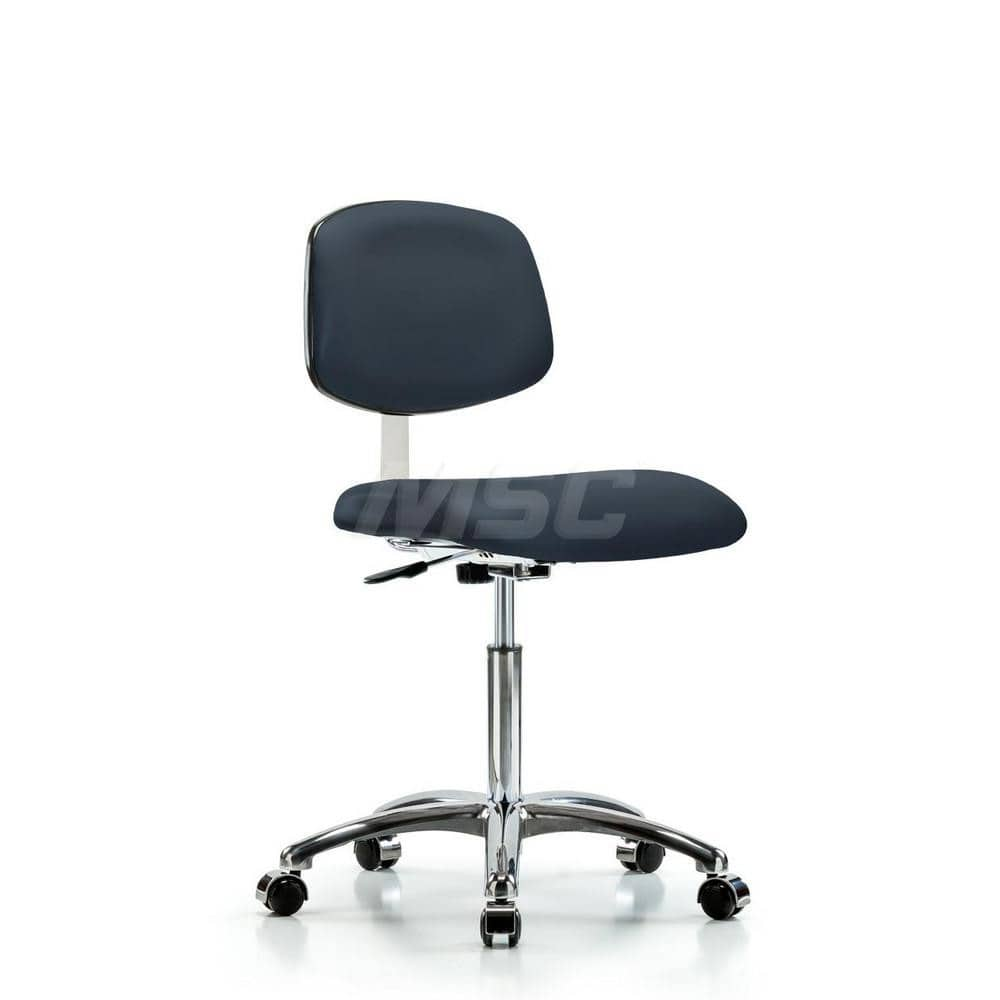 Task Chair: Vinyl, Imperial Blue