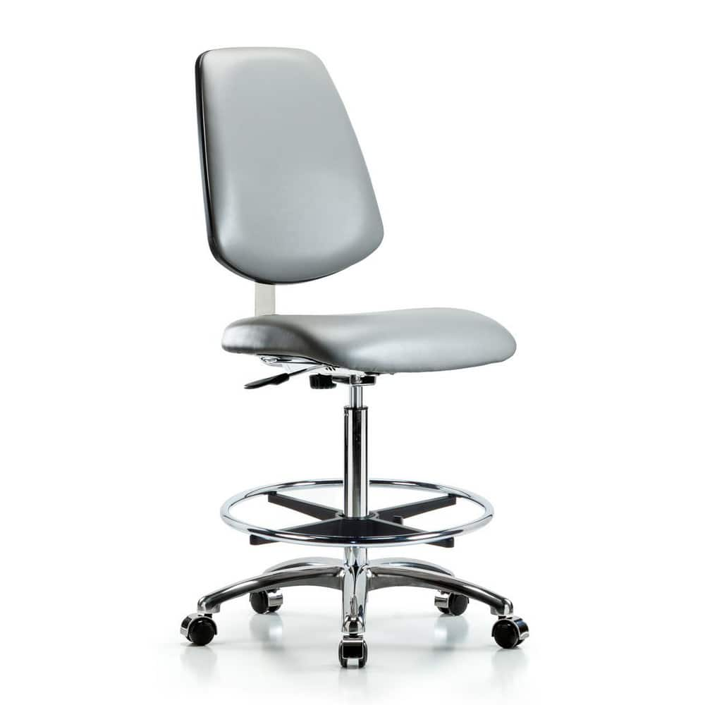 Task Chair: Vinyl, Sterling