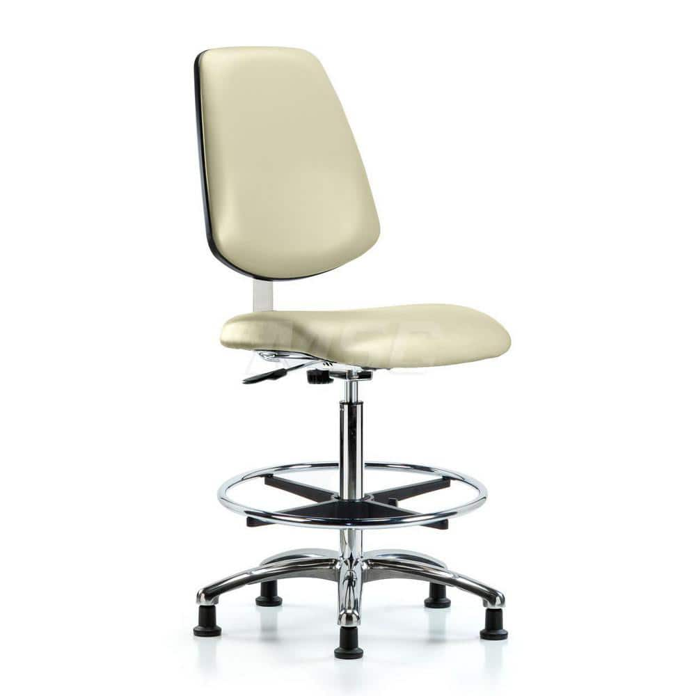 Task Chair: Vinyl, Adobe White