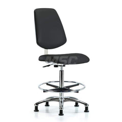 Task Chair: Vinyl, Black