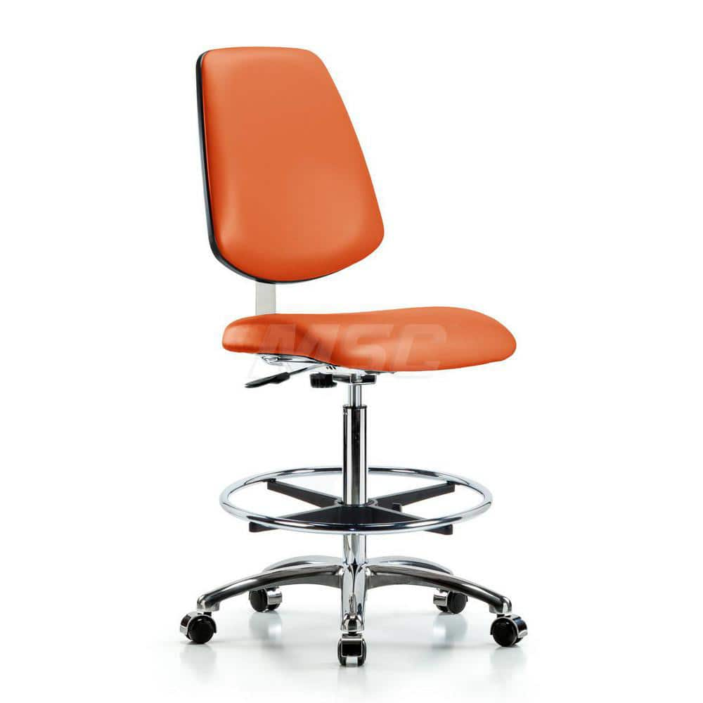 Task Chair: Vinyl, Orange Kist