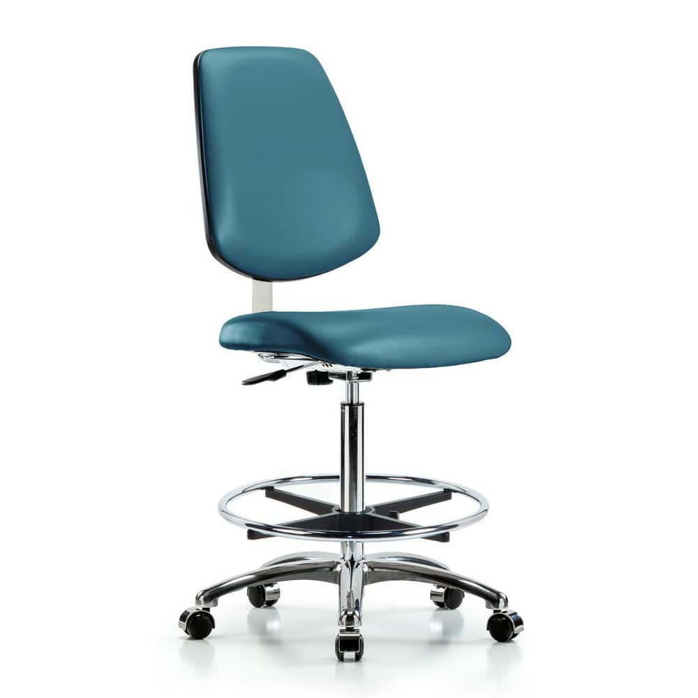 Task Chair: Vinyl, Marine Blue