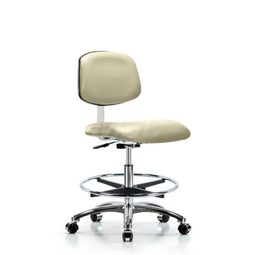 Task Chair: Vinyl, Adobe White