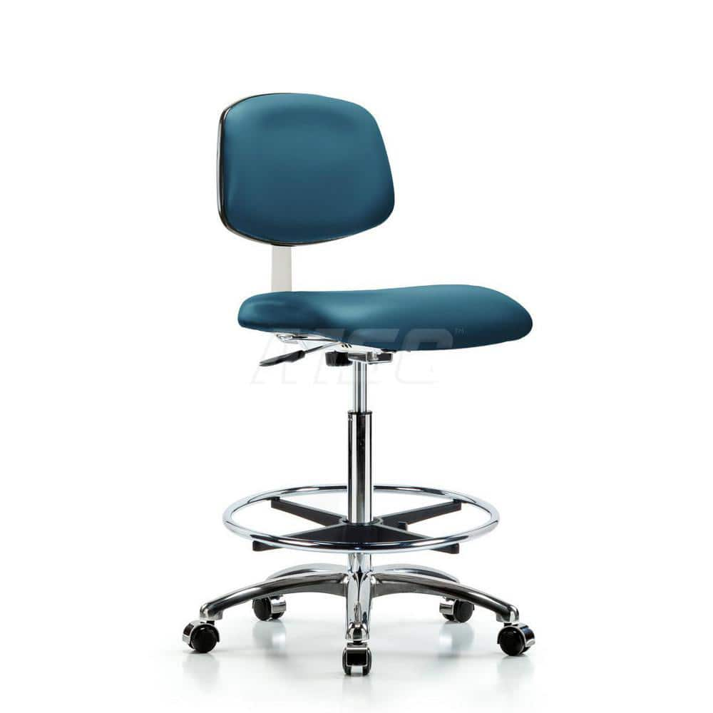 Task Chair: Vinyl, Marine Blue