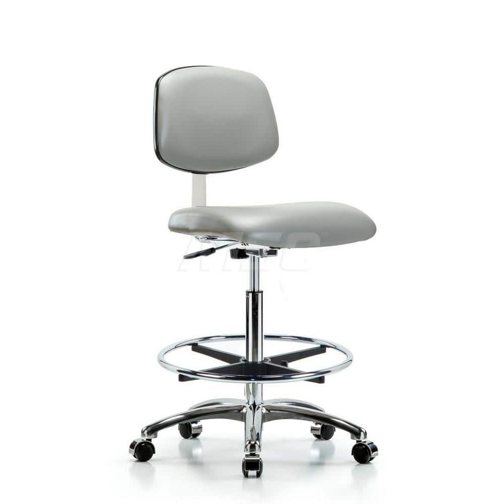 Task Chair: Vinyl, Dove