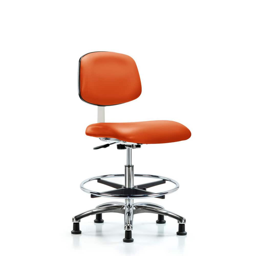 Task Chair: Vinyl, Orange Kist