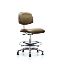 Task Chair: Vinyl, Taupe