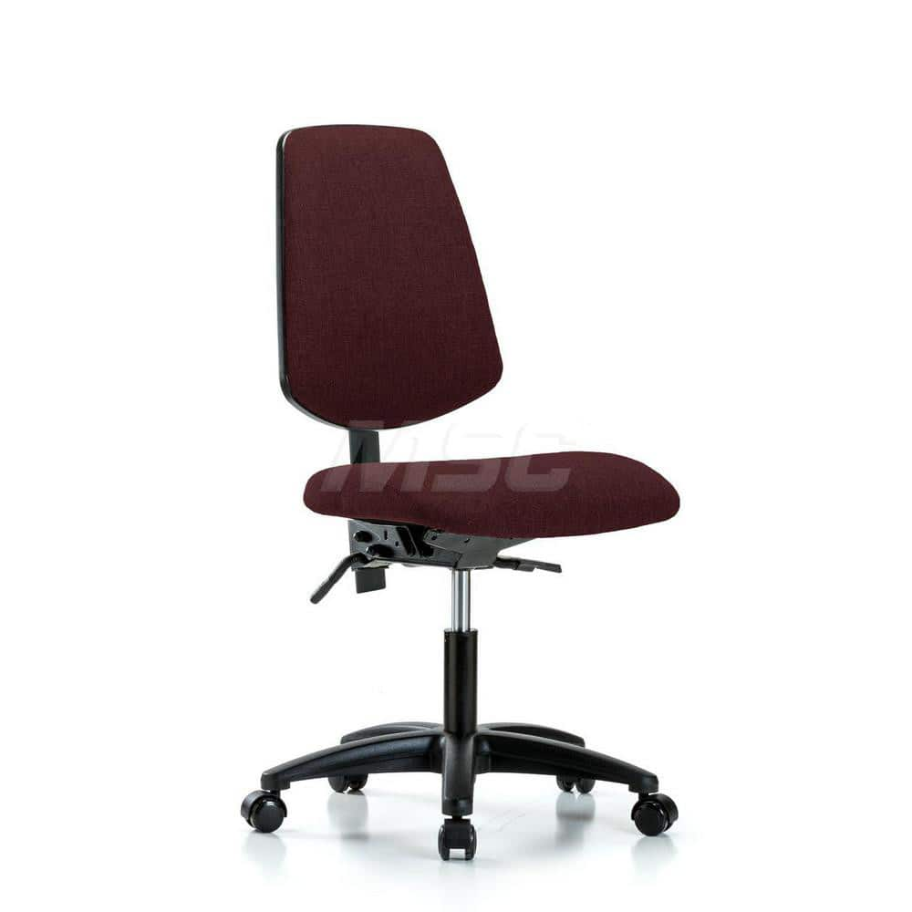 Task Chair: Olefin, Burgundy