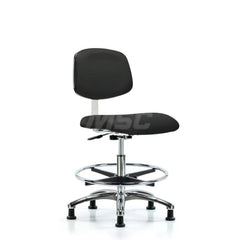 Task Chair: Vinyl, Black