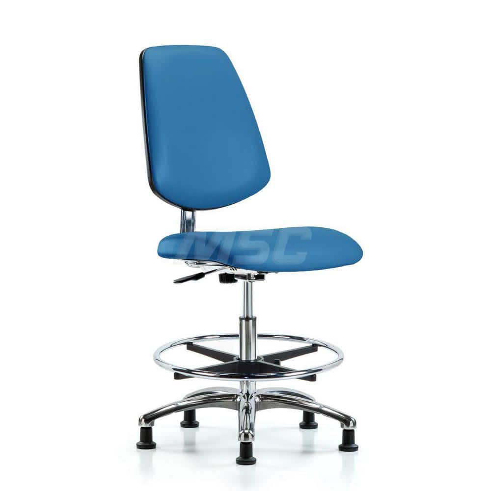 Task Chair: ESD Vinyl, Blue