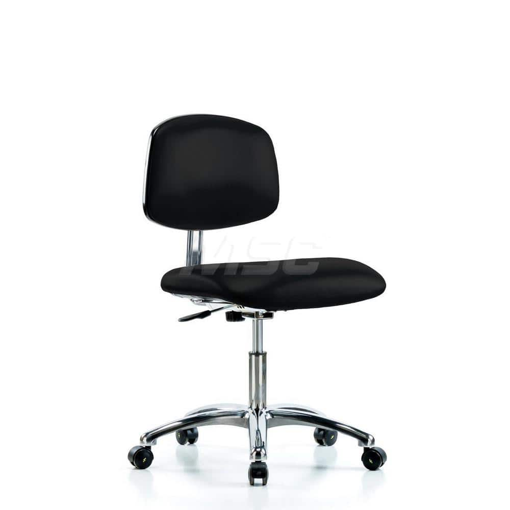 Task Chair: ESD Vinyl, Black