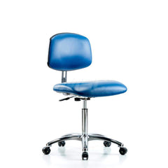 Task Chair: ESD Vinyl, Blue