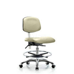 Task Chair: Vinyl, Adobe White