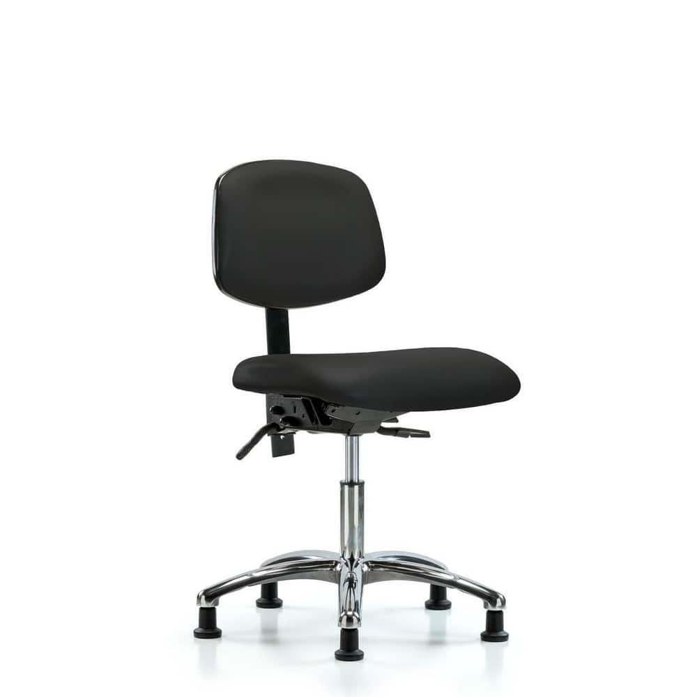 Task Chair: Vinyl, Black