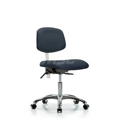 Task Chair: Vinyl, Imperial Blue