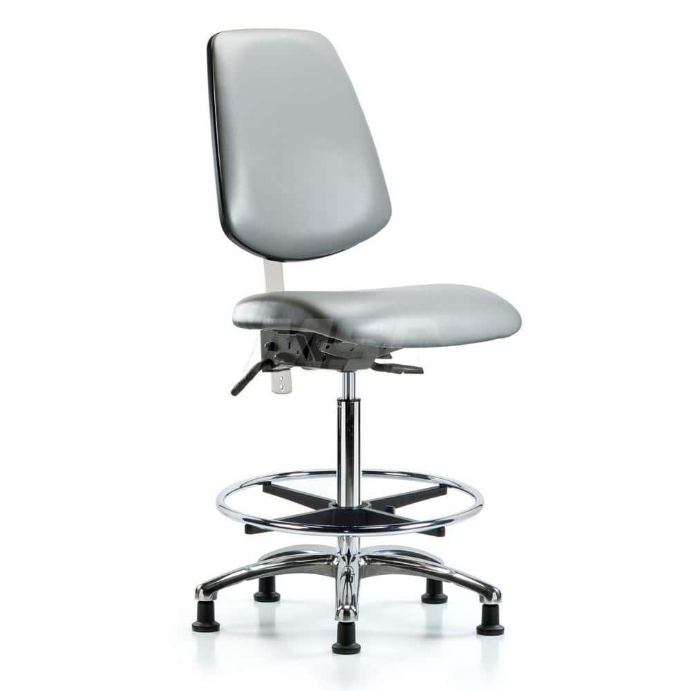 Task Chair: Vinyl, Sterling