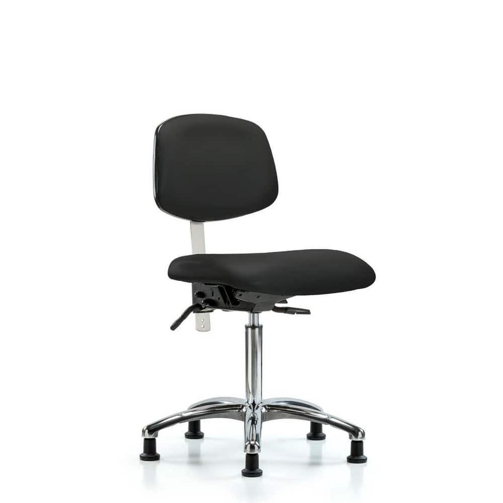 Task Chair: Vinyl, Black