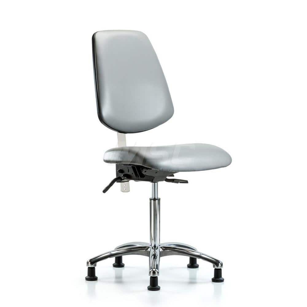 Task Chair: Vinyl, Sterling