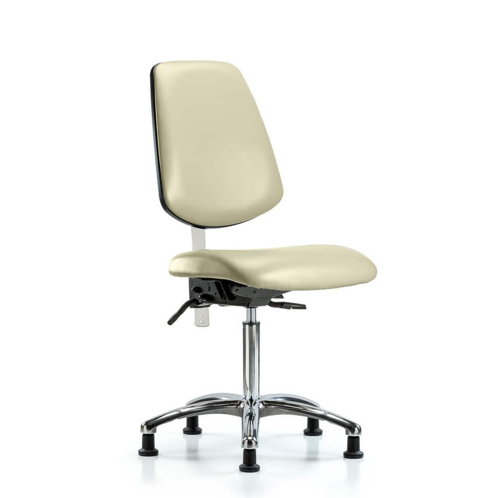 Task Chair: Vinyl, Adobe White