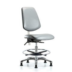 Task Chair: Vinyl, Sterling