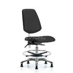 Task Chair: Vinyl, Black