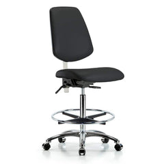 Task Chair: Vinyl, Black