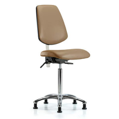 Task Chair: Vinyl, Taupe