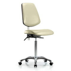 Task Chair: Vinyl, Adobe White