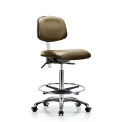 Task Chair: Vinyl, Taupe