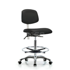 Task Chair: Vinyl, Black