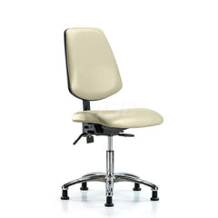 Task Chair: Vinyl, Adobe White