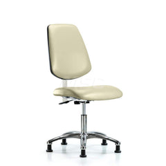 Task Chair: Vinyl, Adobe White