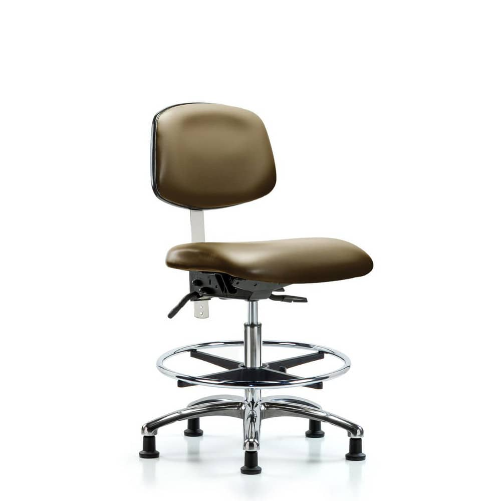 Task Chair: Vinyl, Taupe