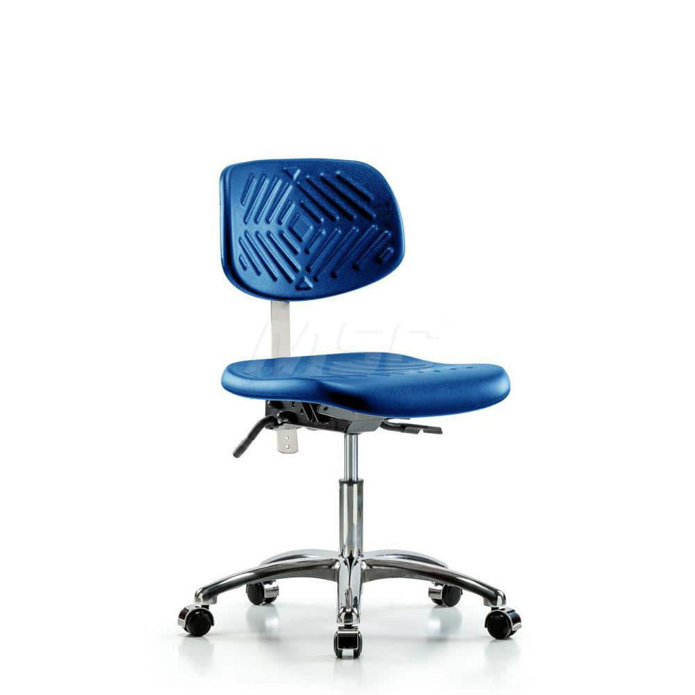 Task Chair: Polyurethane, Blue