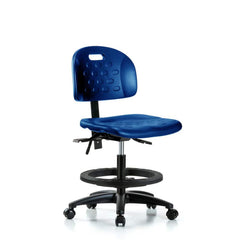 Task Chair: Polyurethane, Blue