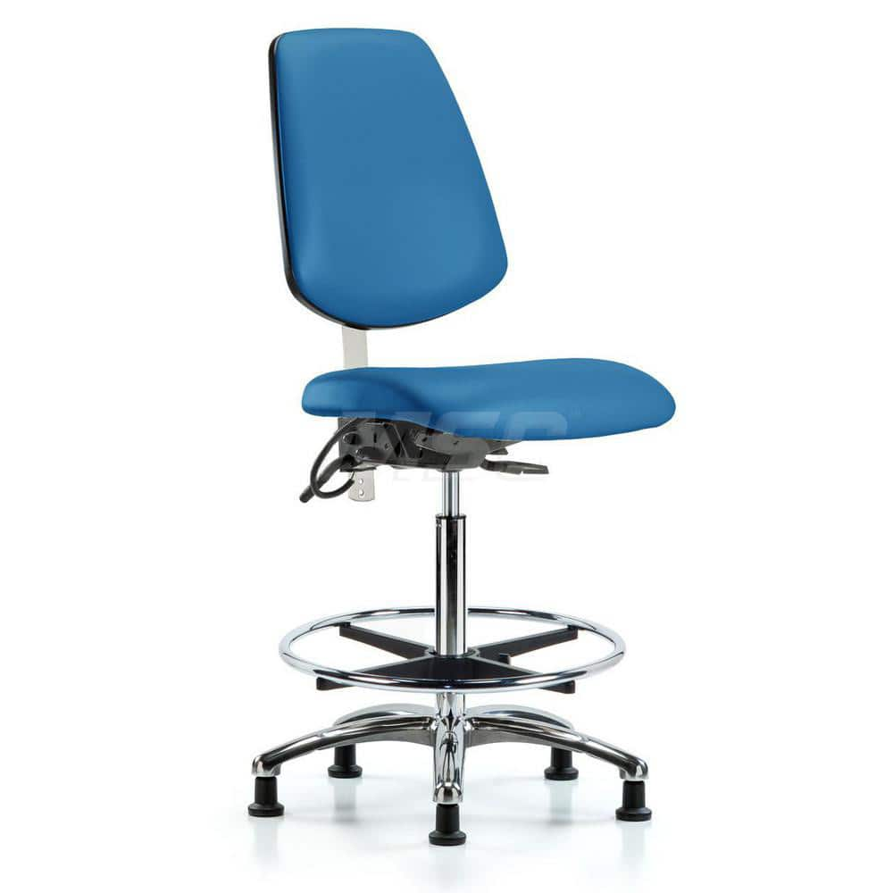 Task Chair: ESD Vinyl, Blue