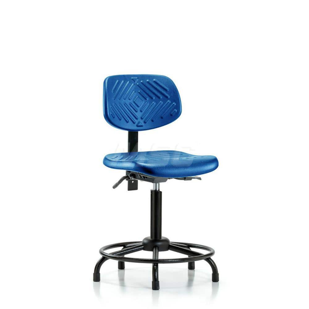 Task Chair: Polyurethane, Blue