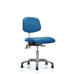 Task Chair: ESD Vinyl, Blue