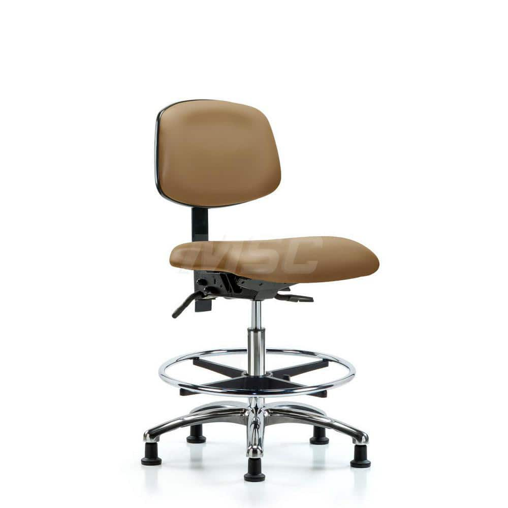 Task Chair: Vinyl, Taupe