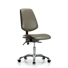 Task Chair: Vinyl, Taupe