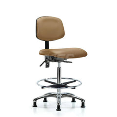 Task Chair: Vinyl, Taupe