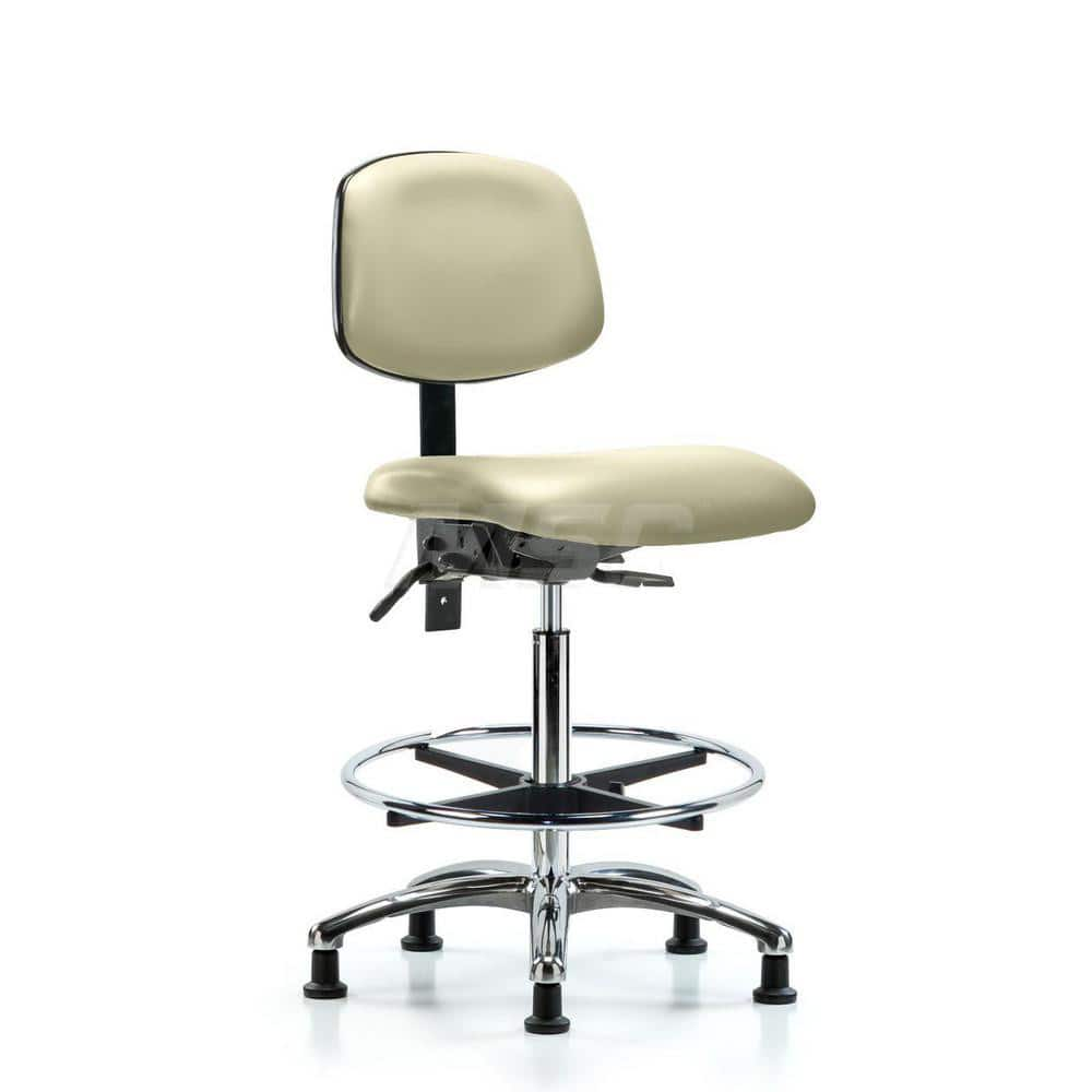 Task Chair: Vinyl, Adobe White