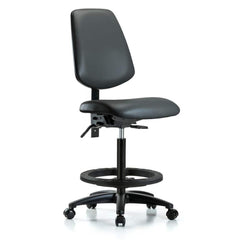 Task Chair: Vinyl, Carbon