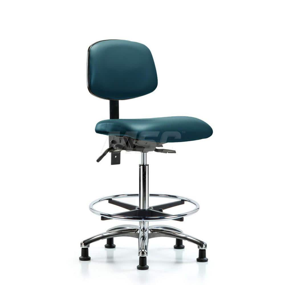 Task Chair: Vinyl, Marine Blue