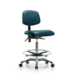 Task Chair: Vinyl, Marine Blue