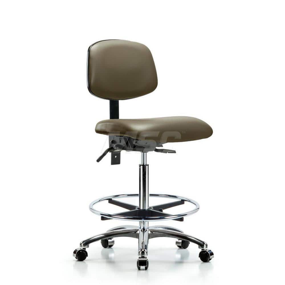 Task Chair: Vinyl, Taupe