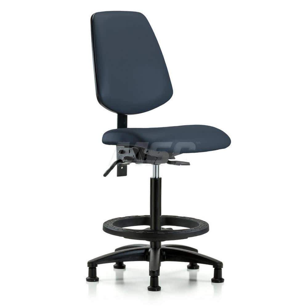 Task Chair: Vinyl, Imperial Blue