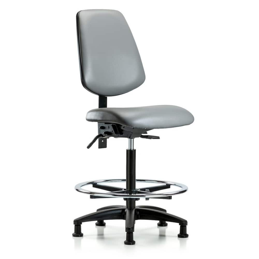 Task Chair: Vinyl, Sterling