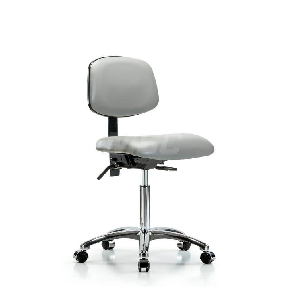 Task Chair: Vinyl, Dove