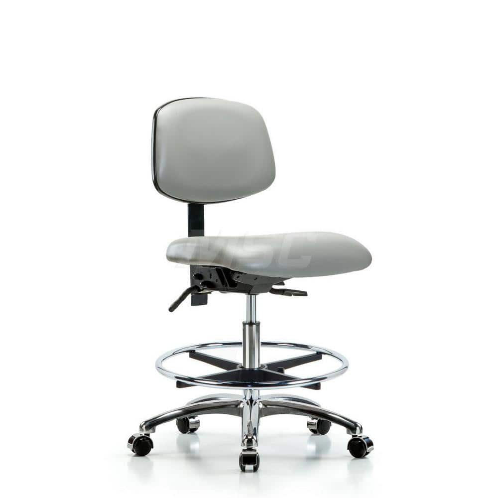 Task Chair: Vinyl, Dove